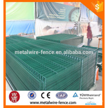 2015 alibaba PVC Spray / PVC beschichtet Flughafen Zaun / Schiene Zaun fertig Stahl Zaun